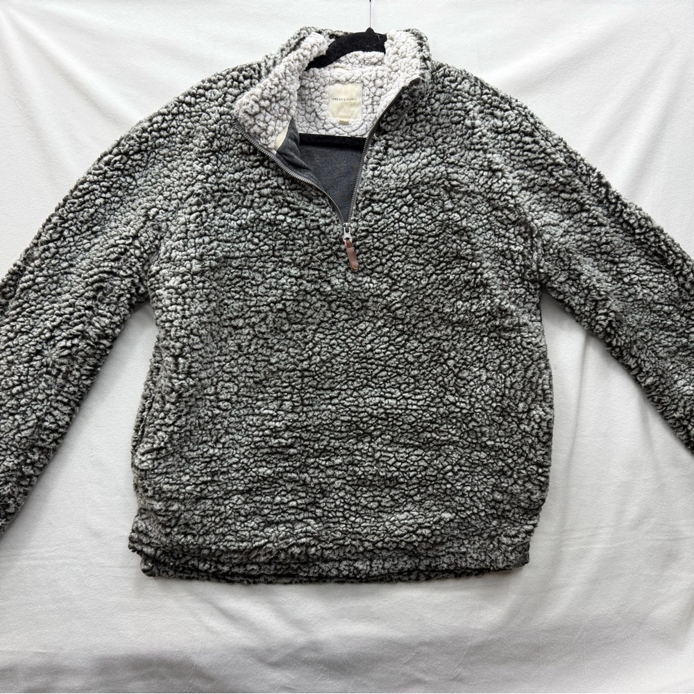 Thread & Supply Cream Sherpa Jacket